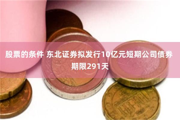 股票的条件 东北证券拟发行10亿元短期公司债券 期限291天