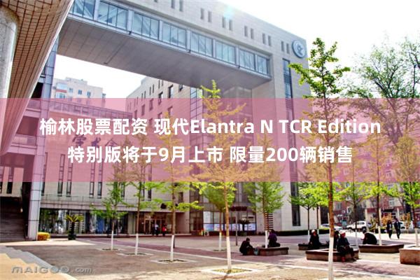 榆林股票配资 现代Elantra N TCR Edition特别版将于9月上市 限量200辆销售