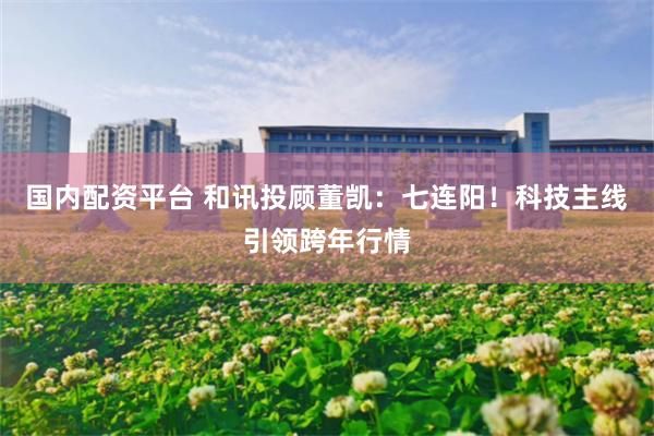 国内配资平台 和讯投顾董凯：七连阳！科技主线引领跨年行情