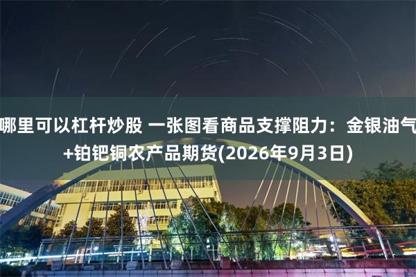 哪里可以杠杆炒股 一张图看商品支撑阻力：金银油气+铂钯铜农产品期货(2026年9月3日)