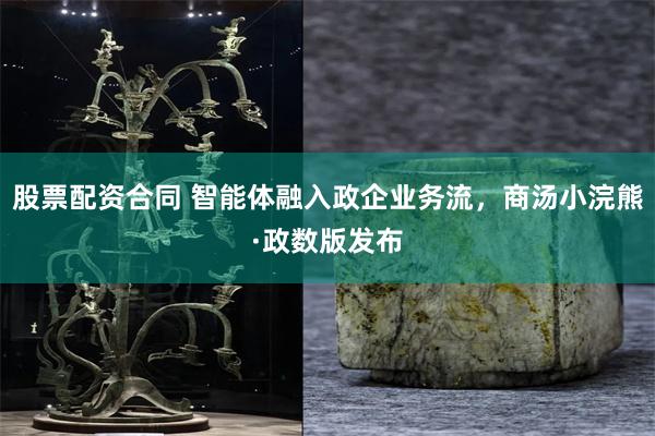 股票配资合同 智能体融入政企业务流，商汤小浣熊·政数版发布