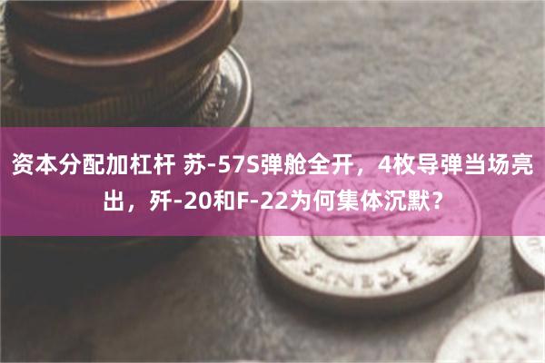 资本分配加杠杆 苏-57S弹舱全开，4枚导弹当场亮出，歼-20和F-22为何集体沉默？