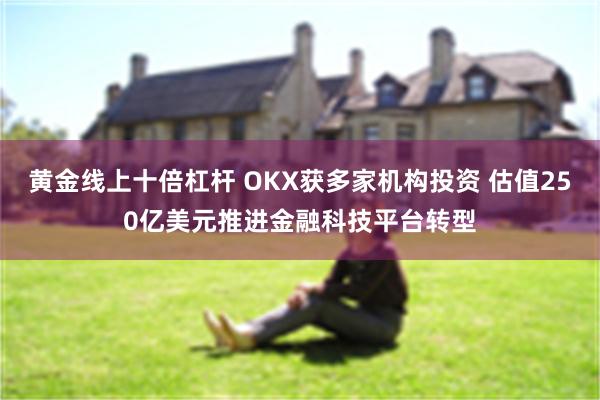 黄金线上十倍杠杆 OKX获多家机构投资 估值250亿美元推进金融科技平台转型